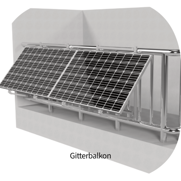 Balkonkraftwerk 600W / 800 Wp Komplettset | Entratek Basic Mini-Solaranlage