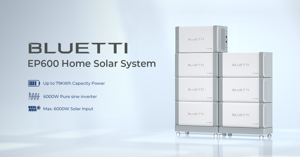 Bluetti Batteriespeicher-Set| Hybridwechselrichter 6 kW + Stromspeicher 10 kWh